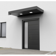 Alüminyum Işıklı Sundurma Korrain Outdoor 200 cm x 90 cm Spotlu