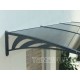 Transpaforza TF STD 1.12 Kapı Üstü Sundurma 360 X 100 Gri 3 mm Solid levha