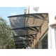 Transpaforza TF STD 1.12 Kapı Üstü Sundurma 360 X 100 Bronz 3 mm Solid levha