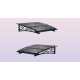 Metal Taşıyıcılı Kapı Üstü Pratik Sundurma Antrasit - Şeffaf Levha 110 x 80 Md2 - Metal Taşıyıcı Kapı Üstü Pratik Sundurma