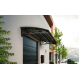 Metal Taşıyıcılı Kapı Üstü Pratik Sundurma Antrasit - Siyah Levha 250 x 150 Md2 - Metal Taşıyıcı Kapı Üstü Pratik Sundurma