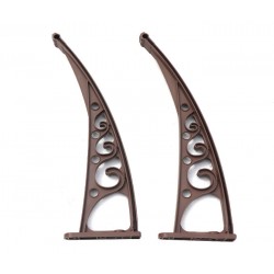 Pratik Sundurma Kapı Pencere Üstü 100x150 cm Kahve 6 mm Bronz Levha