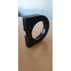 Hoppe  Alüminyum Çerçeveli Cam Kapılar İçin Kapı Adaptörü Siyah HCS GD A764