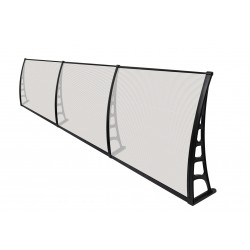 CROCUS Kapı Pencere Üstü Pratik Sundurma 80×360 – Şeffaf
