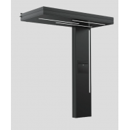 Alüminyum Işıklı Sundurma Vera Mono Right 200 cm x 90 cm Ledli Posta Kutulu