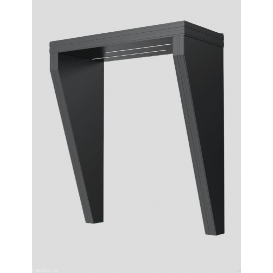 Alüminyum Işıklı Sundurma Angle Dual Lux 200 cm x 90 cm Ledli - Alüminyum Işıklı Sundurma