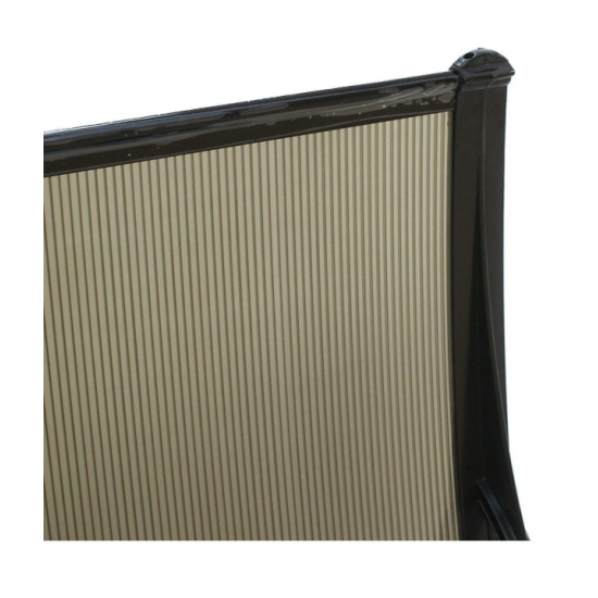 Kapı Üstü Pratik Sundurma 360 X 80 cm Siyah - Bronz - Kapı Üstü Pratik Sundurma