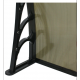 Kapı Üstü Pratik Sundurma 360 X 80 cm Siyah - Bronz - Kapı Üstü Pratik Sundurma