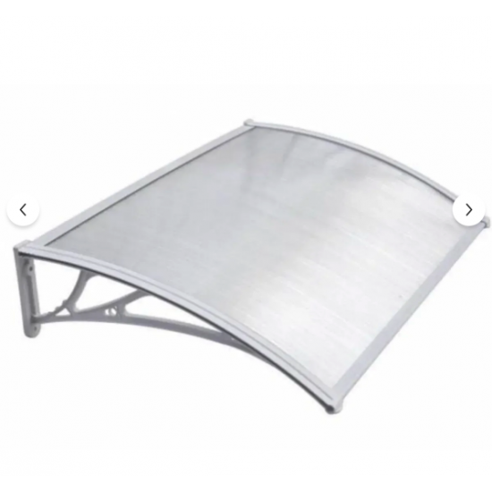 Kapı Üstü Pratik Sundurma 120 X 60 cm Gri - Kapı Üstü Pratik Sundurma