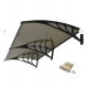 Kapı Üstü Pratik Sundurma 200 X 80 cm Siyah - Kapı Üstü Pratik Sundurma