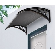 Kapı Pencere Üstü Pratik Sundurma 150 X 100 cm Siyah