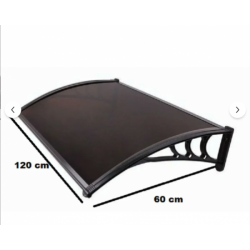 Kapı Pencere Üstü Pratik Sundurma 120 X 60 Bronz