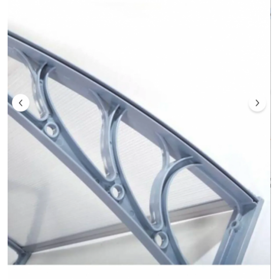 Kapı Pencere Üstü Pratik Sundurma 200 X 80 Gri