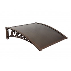 Pratik Sundurma Kapı Pencere Üstü 100x100 cm Bronz 6 mm Levhalı