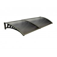 Pratik Sundurma Kapı Pencere Üstü 100x240 cm Bronz 6 mm Levhalı
