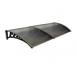 Pratik Sundurma Kapı Pencere Üstü 100x300 cm Bronz 6 mm Levhalı