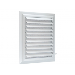 Beyaz Alüminyum 45x45 cm Menfez Banyo Havalandırma Menfezi