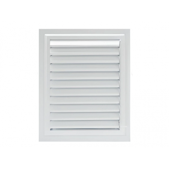 Beyaz Alüminyum 50x50 cm Menfez Banyo Havalandırma Menfezi - Alüminyum Yüzeysel Menfez