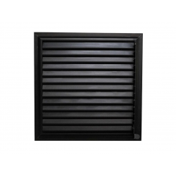 Siyah Alüminyum 35x35 cm Menfez Banyo Havalandırma Menfezi