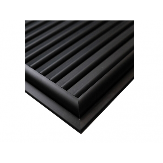 Siyah Alüminyum 35x35 cm Menfez Banyo Havalandırma Menfezi