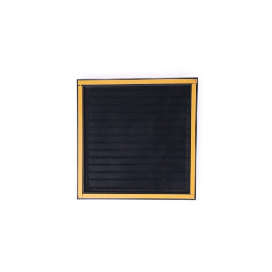 Siyah Alüminyum 35x35 cm Menfez Banyo Havalandırma Menfezi