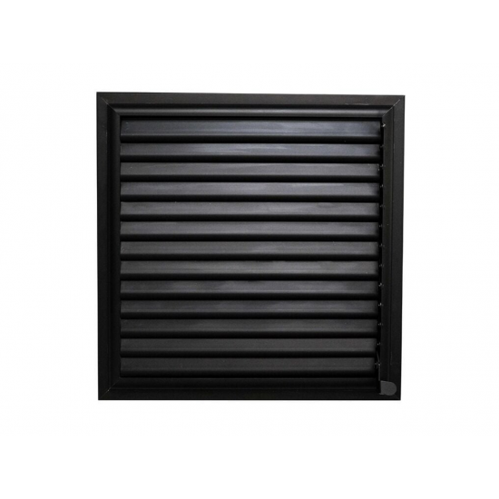 Siyah Alüminyum 45x45 cm Menfez Banyo Havalandırma Menfezi