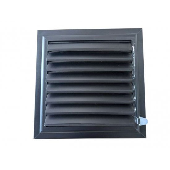 Antrasit Gri Alüminyum 50x50 cm Menfez Banyo Havalandırma Menfezi