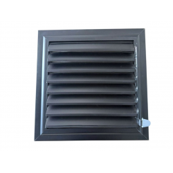 Antrasit Gri Alüminyum 45x45 cm Menfez Banyo Havalandırma Menfezi