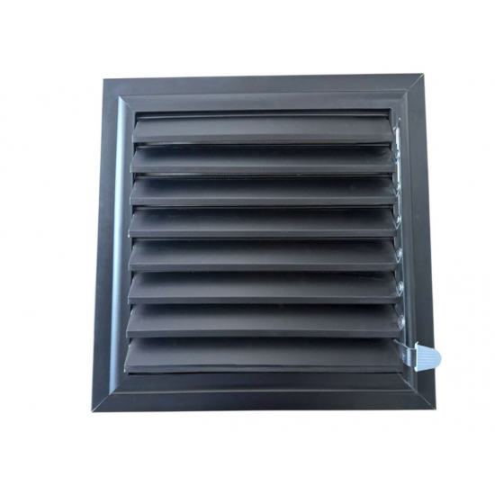 Antrasit Gri  Alüminyum 40x40 cm Menfez Banyo Havalandırma Menfezi